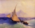 sauvetage en mer 1872 Romantique Ivan Aivazovsky russe